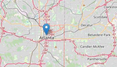 404 area code location on a map